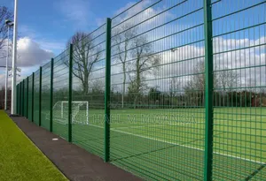 Steel Reinforced Galvanized Clear View Anti Climb Fence