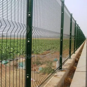 Mesh Designed Galvanized Clear View Anti Climb Fence