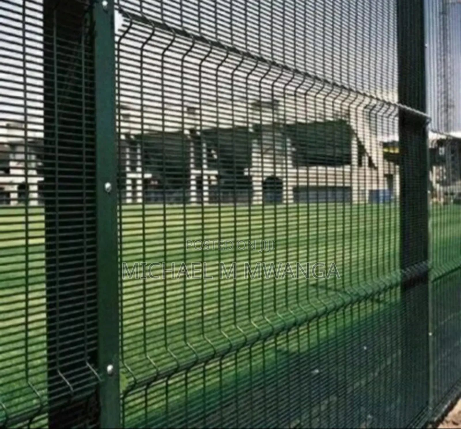 Anti Vandal Galvanized Clear View Anti Climb Fence
