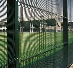 Anti Vandal Galvanized Clear View Anti Climb Fence