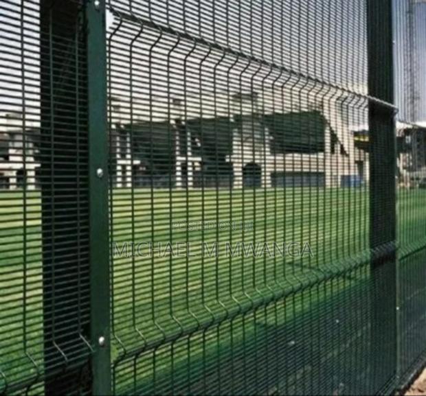 Anti Vandal Galvanized Clear View Anti Climb Fence