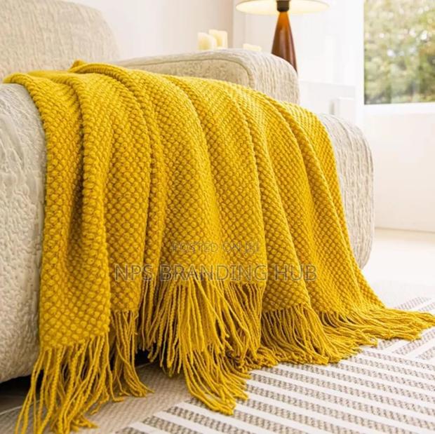 Knitted Tassel Throw Blankets. Sk - thumbnail 8