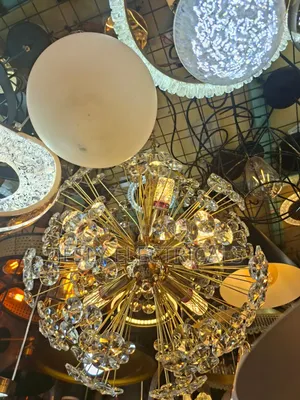 Dandelion-Style 9-Light Crystal Sphere Chandelier