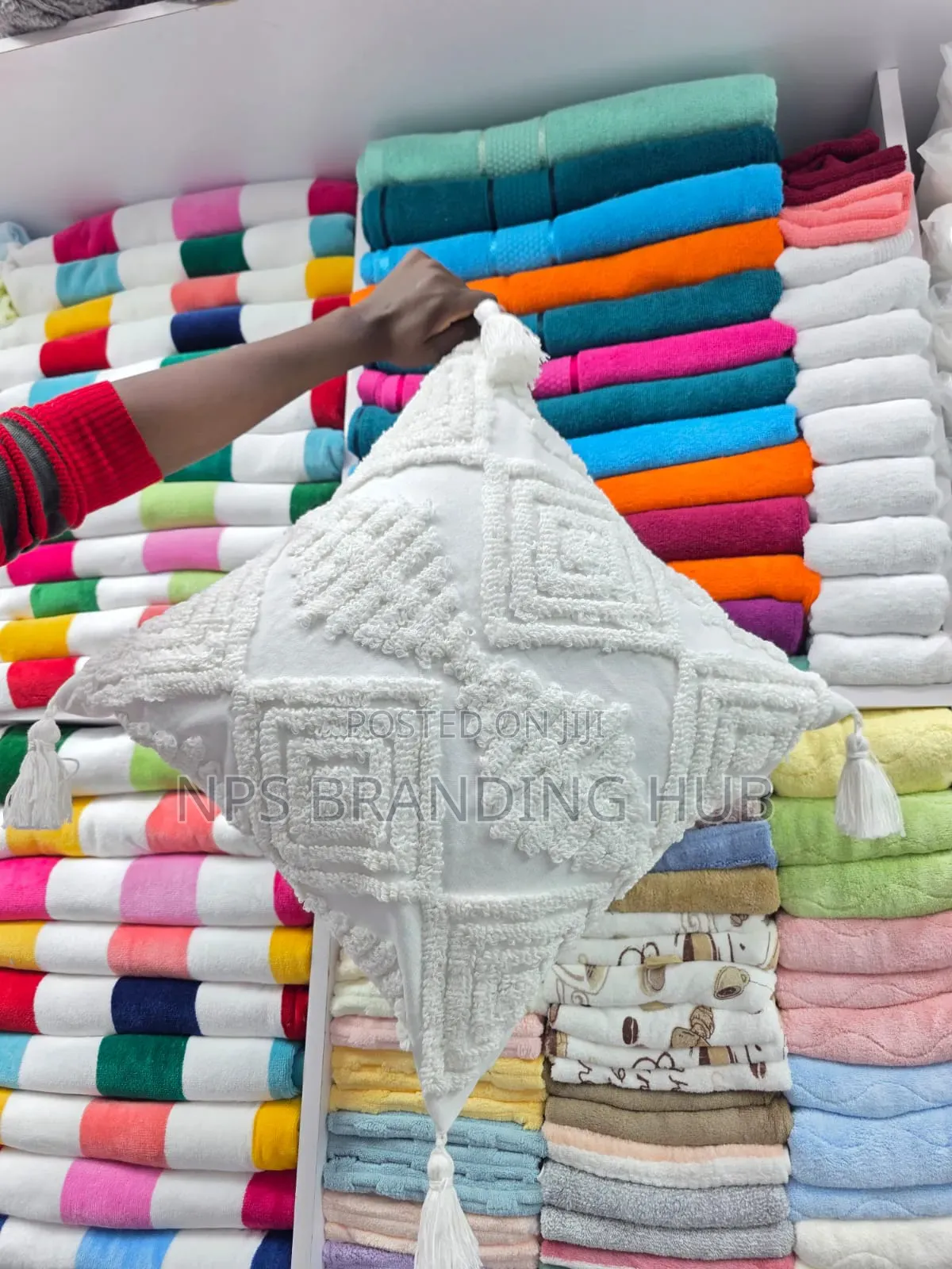 Tufted/Boho Throw Pillow Covers With Tassels Size:45*45cm Sk