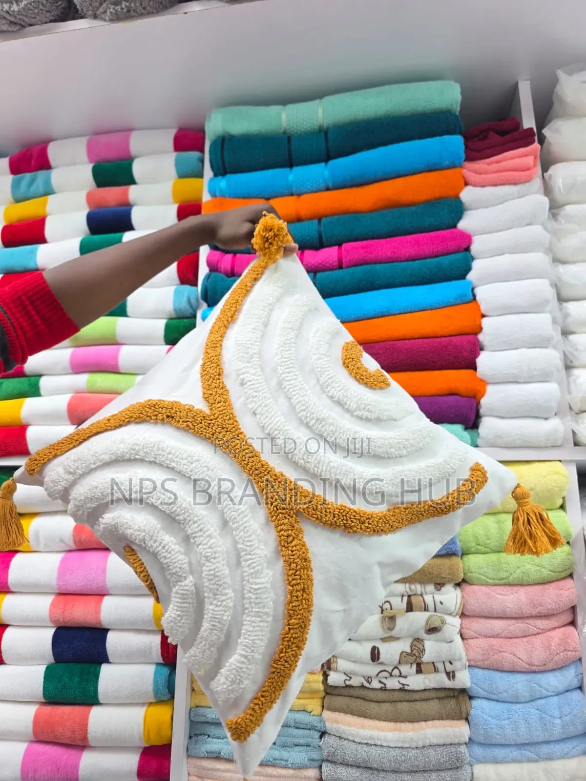 Tufted/Boho Throw Pillow Covers With Tassels Size:45*45cm Sk