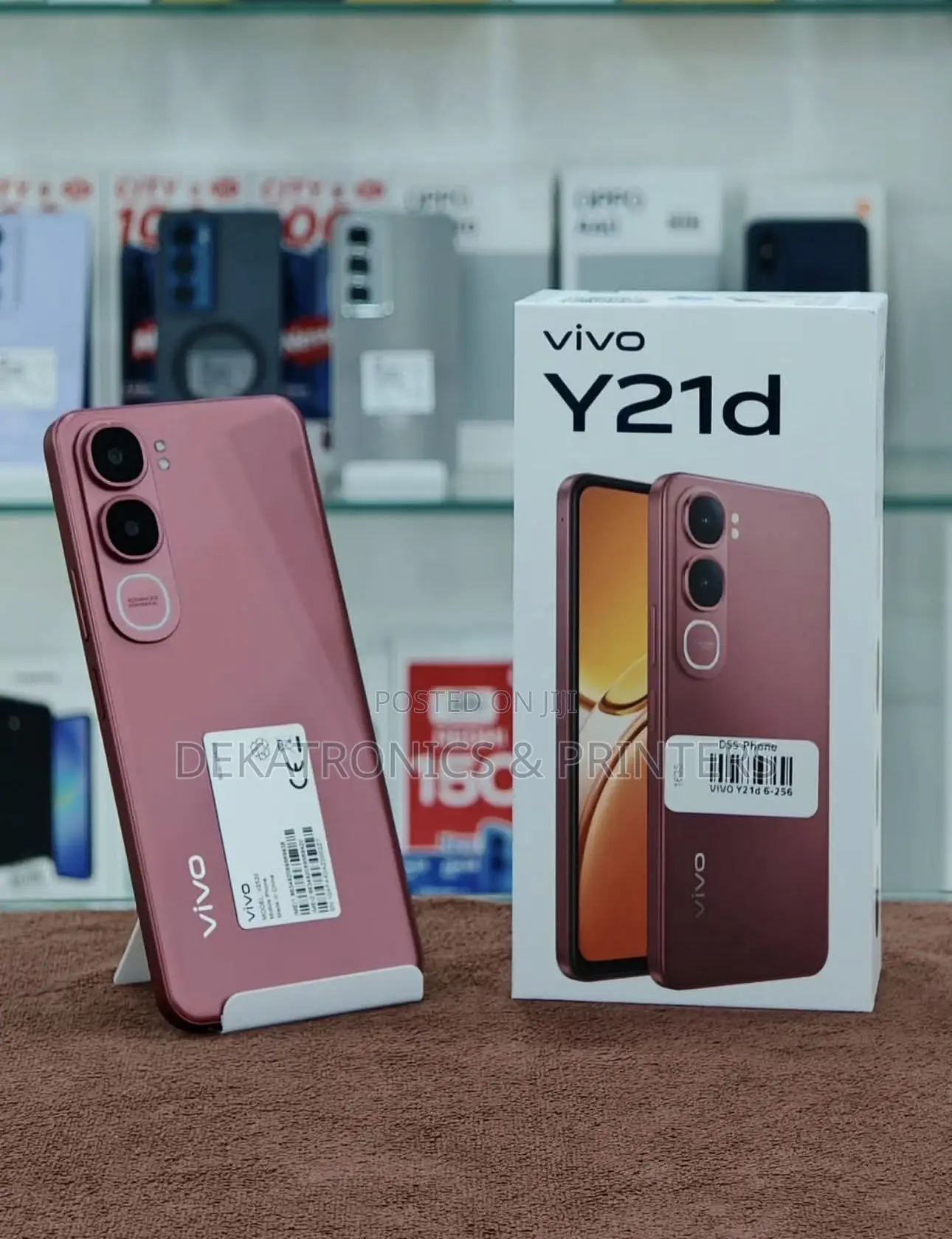 New Vivo Y21d 128 GB Red