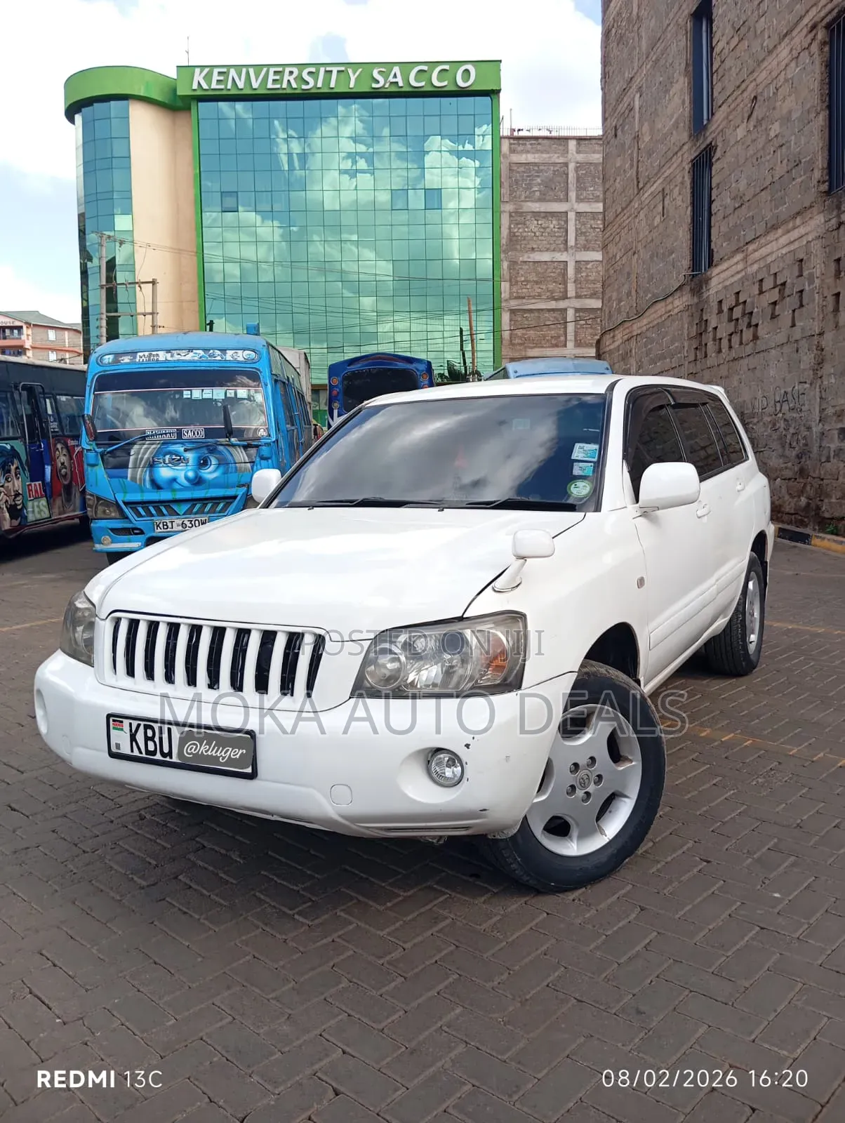 Toyota Kluger 2006 White