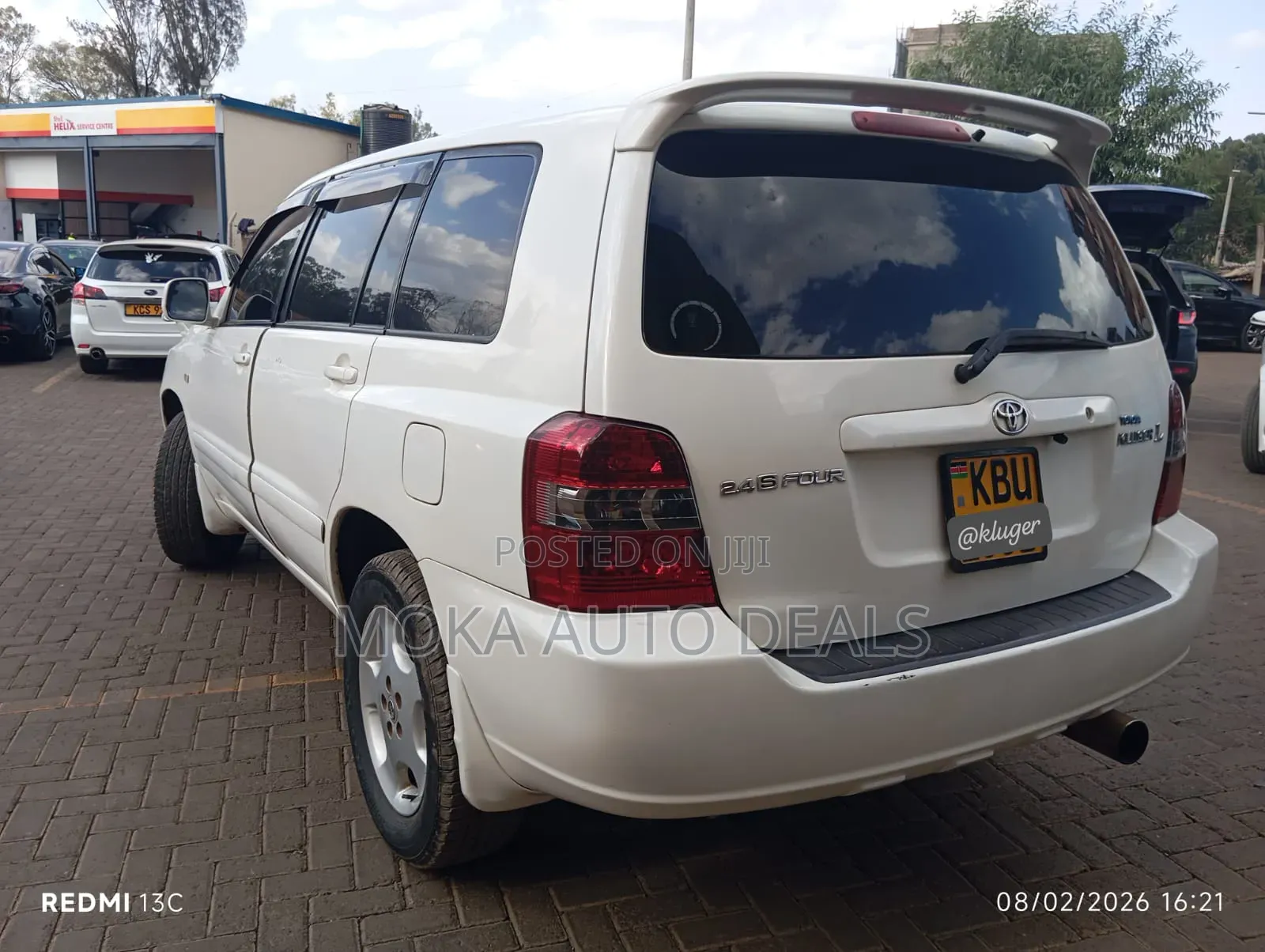 Toyota Kluger 2006 White