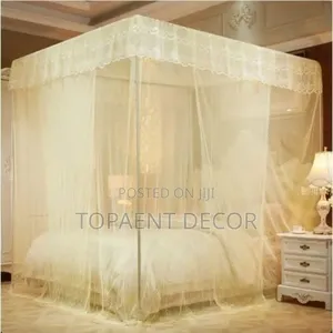Cozy Nights,Zeo Disturbance Cream 4 by 6 4 Stand Mosquito Net