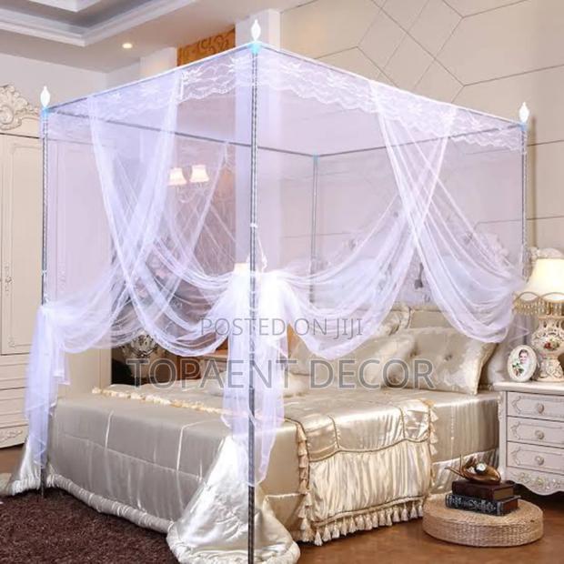 A Gentle Barrier,A Powerful Difference , White Queen Size Mosquito Net