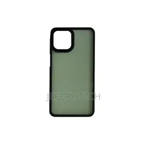 Samsung Galaxy A07 Cover Transparent, Clear and Colorless With Black E