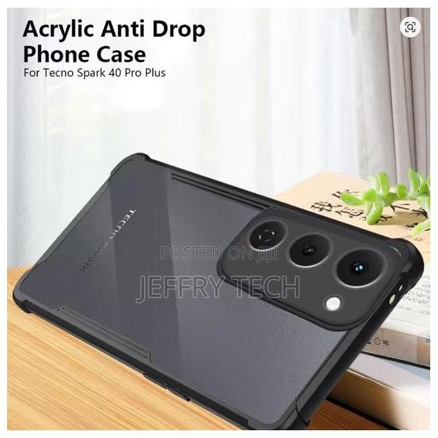 Tecno Spark 40 Pro Plus (+) Transparent, Clear and Colorless With Bla - thumbnail 2