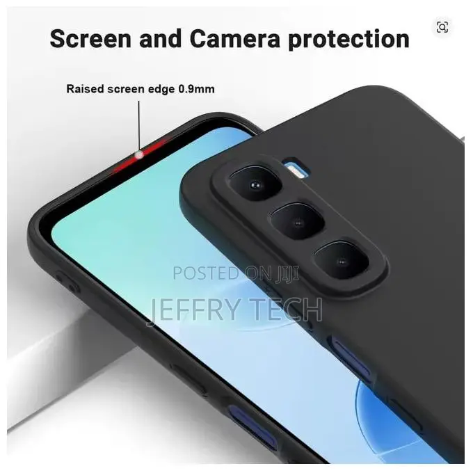 Infinix Hot 60 Pro Plus (+) Silicone Heavy Duty Phone Case Back Cover-