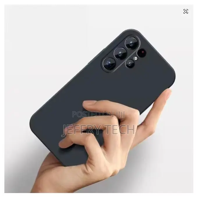 Itel S25 Ultra Back Cover Black Soft Tpu Heavy Duty Protection Phone R