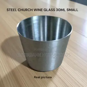 486492 Stainless Steel Church Wine 30ml Glass