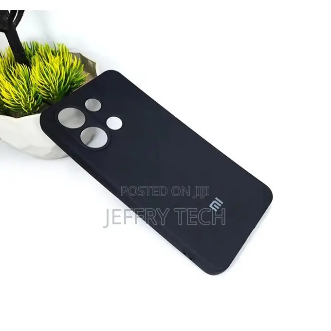 Xiaomi Redmi Note 13 Black Original Premium Silicone Phone Case/ Cover