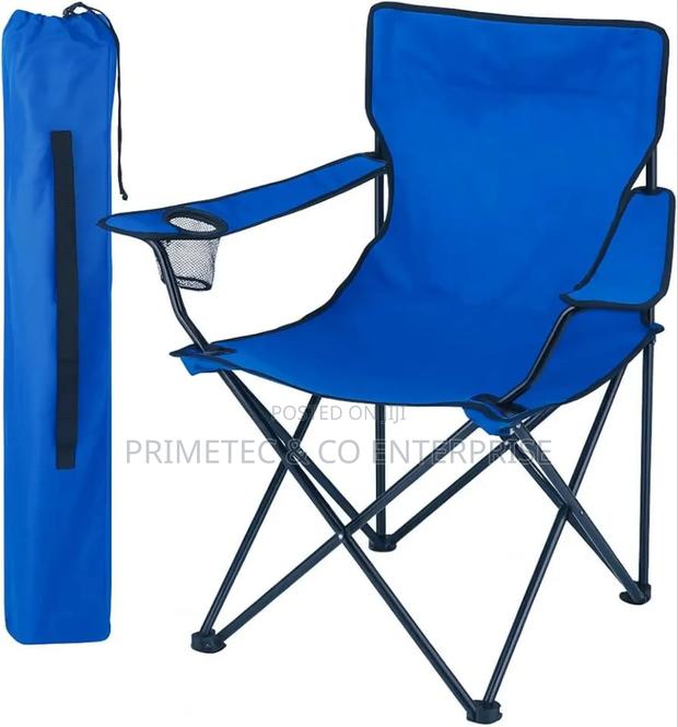 Camping Chair With Armrest Cup Slot