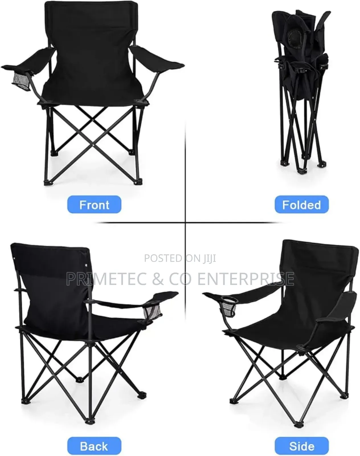 Camping Chair With Armrest