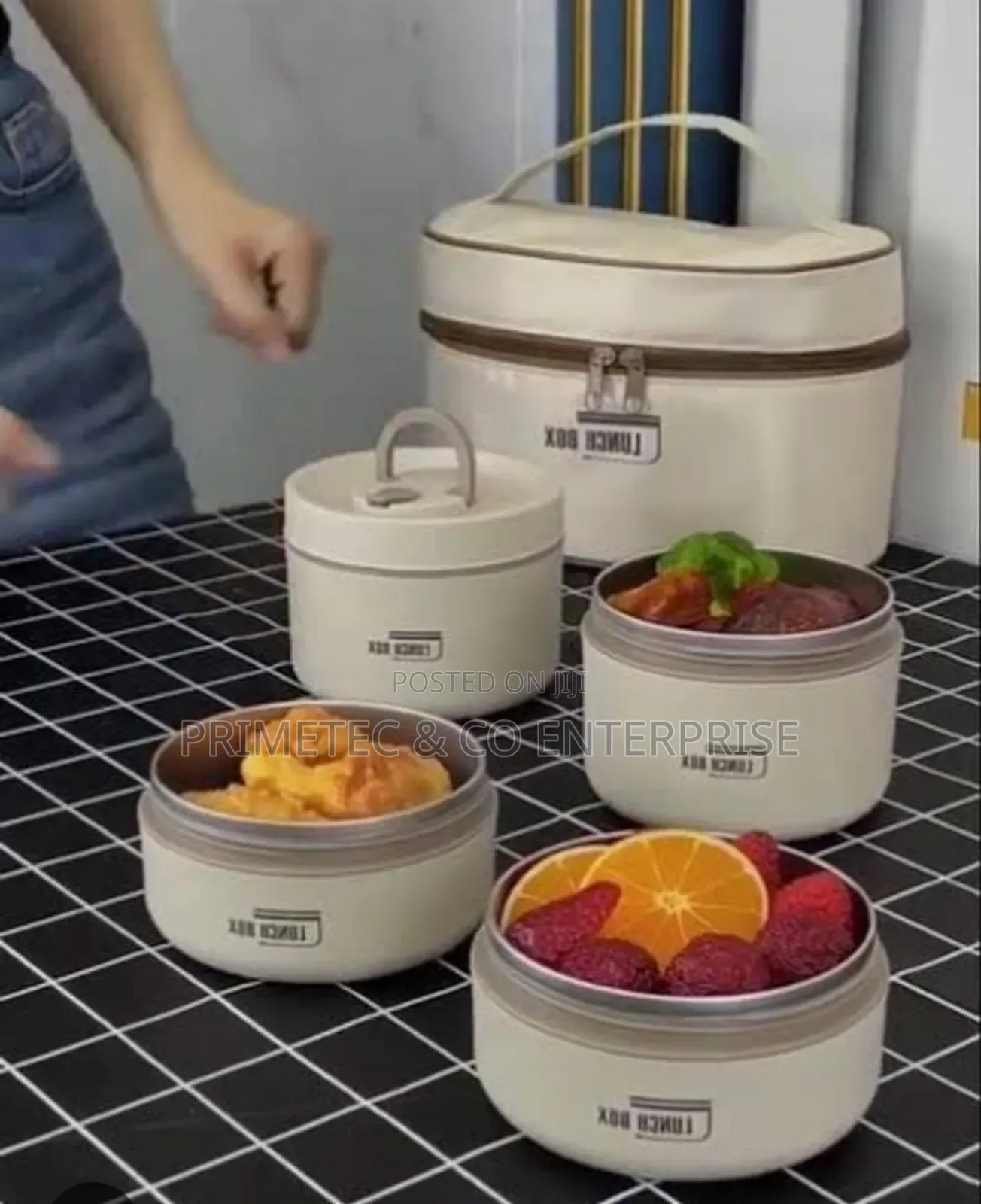 4 in 1 Lunch Box Bag Plus Cutlery