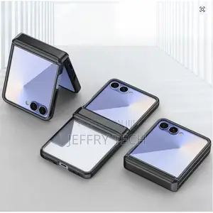 Samsung Galaxy Z Flip 6 Luxury Clear, Transparent With Black Edges Hr