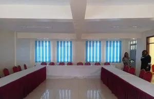 Blue Vertical Window Blinds
