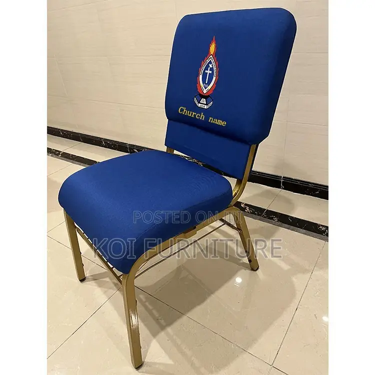 Office Chair : Custom Logo Padded Church Chairs