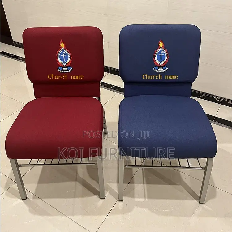 Office Chair : Custom Logo Padded Church Chairs