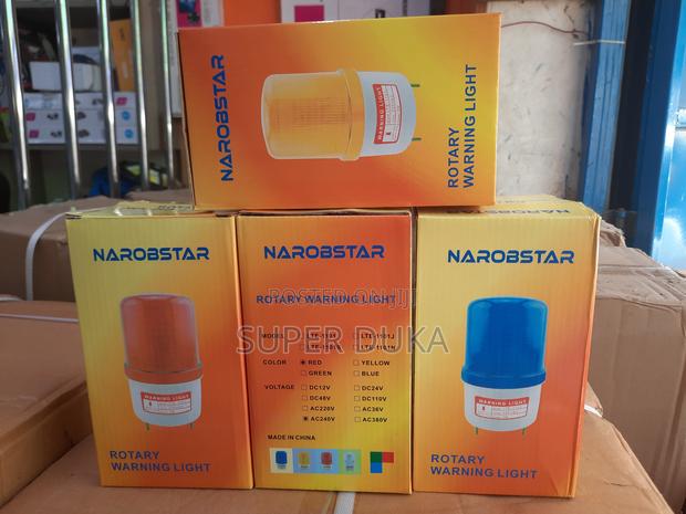 Narobstar Lte-1101 Rotary Warning Light- Industrial Safety Beacon (3w)