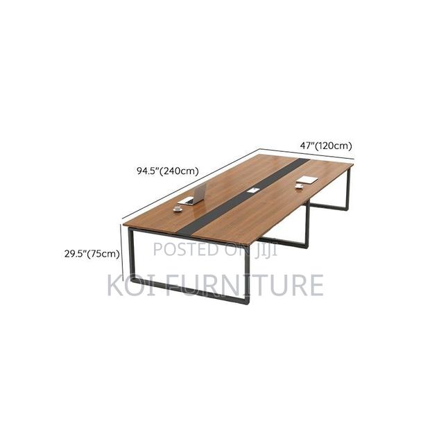 Office Table : 2.4m Modern Boardroom or Conference Table - thumbnail 4