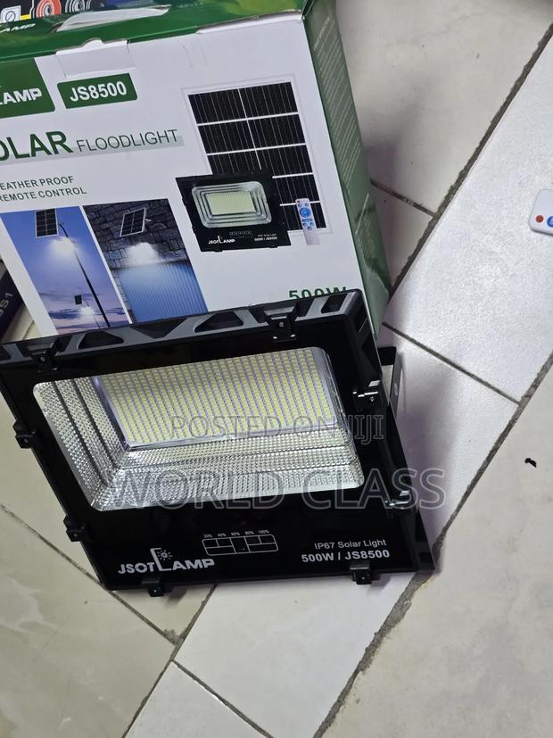 500w Jsot Series Flood Light With Solar Panel - main view