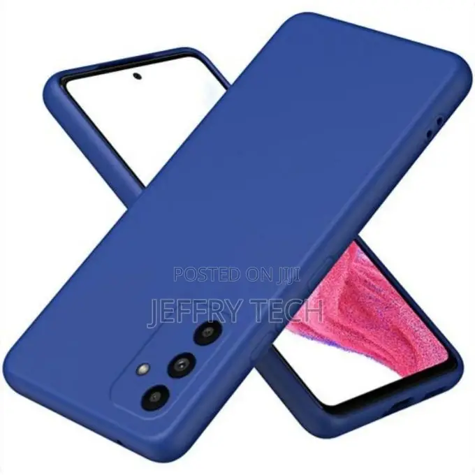 Samsung Galaxy A14 Blue Soft Silicone Phone Case/ Cover
