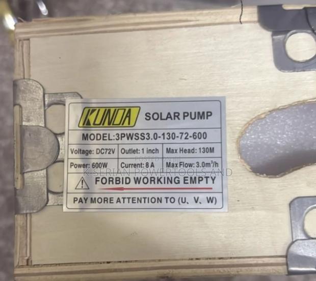 Kunda 600w Solar Water Pump/600w Solar Water Pump