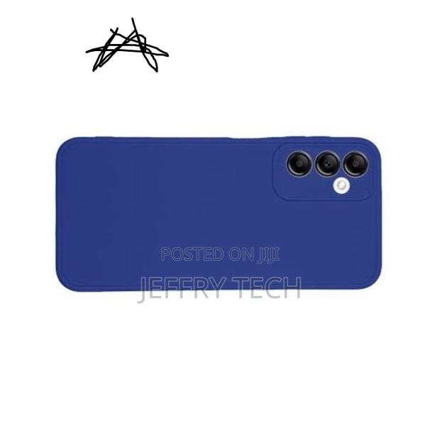Samsung Galaxy A14 Blue Soft Silicone Phone Case/ Cover - thumbnail 2