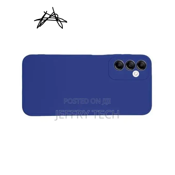 Samsung Galaxy A14 Blue Soft Silicone Phone Case/ Cover