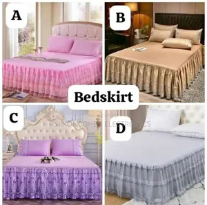 3pcs Cotton Bedskirts 5*6