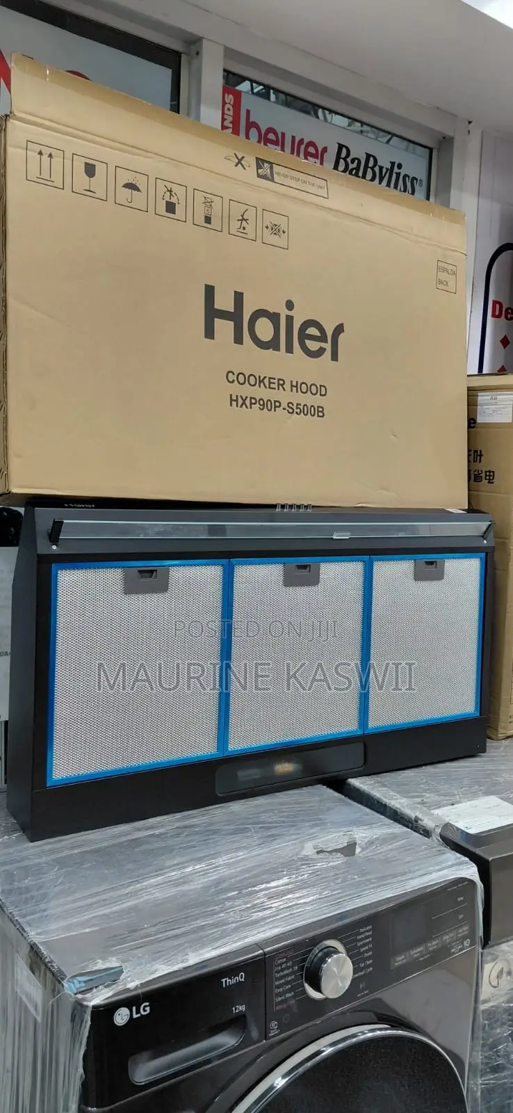 Haier 90 Cm Inbuilt Hood