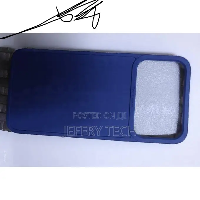 Infinix Smart 20 Silicone Case – Slim Protective Back Cover (Blue)