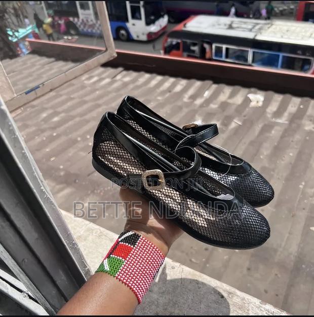 Mesh Mary Jane Flats