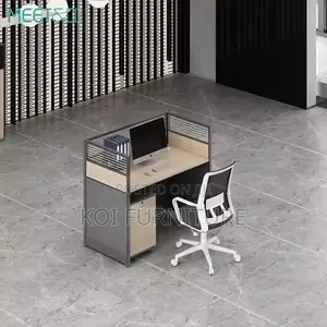 Office Desk : 1-Way Modular Office Workstation