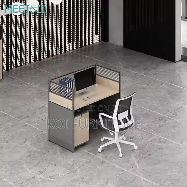 Office Desk : 1-Way Modular Office Workstation - thumbnail 4