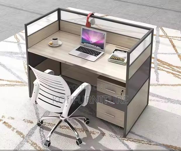 Office Desk : 1-Way Modular Office Workstation - thumbnail 8
