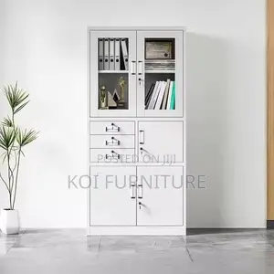 Office Cabinet : 2-Door Metallic Office Filling Cabinet
