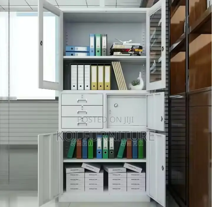 Office Cabinet : 2-Door Metallic Office Filling Cabinet