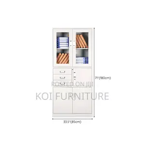 Office Cabinet : 2-Door Metallic Office Filling Cabinet