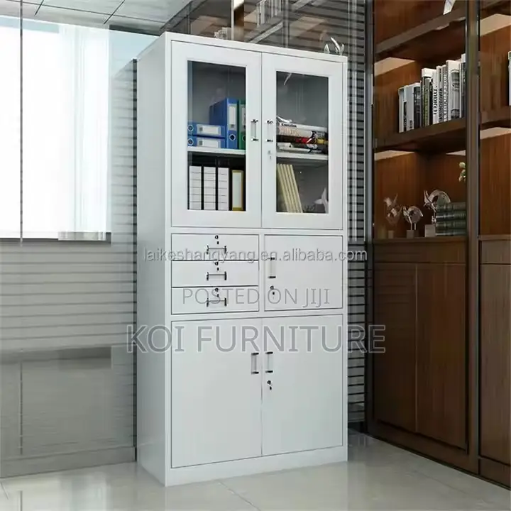 Office Cabinet : 2-Door Metallic Office Filling Cabinet