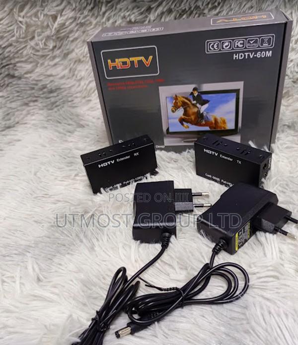 Long Range Hdmi Extender 60m Over Lan Cable Set