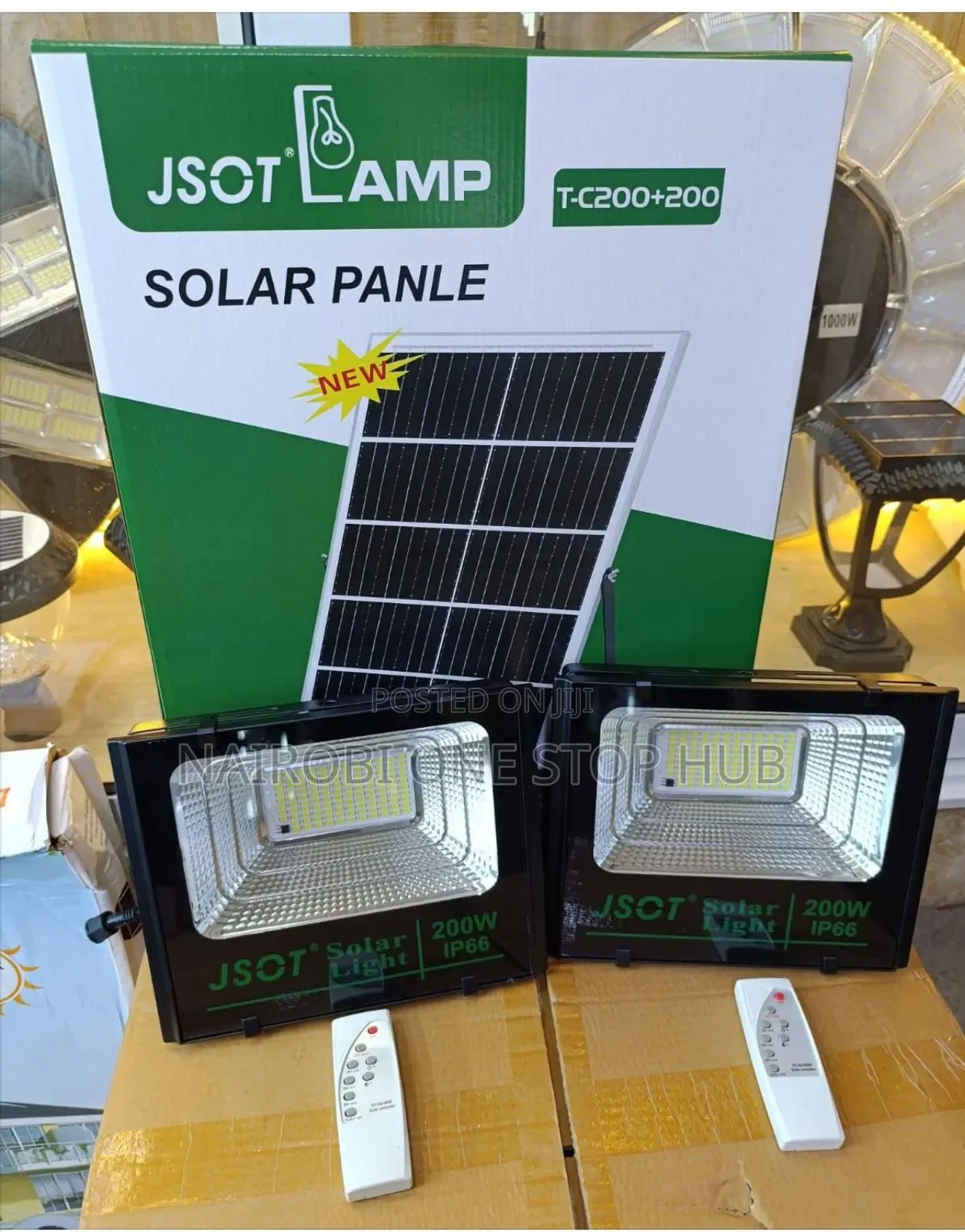 High-Quality 2-in-1 200w Solar Light With Ultra Bright Illumination