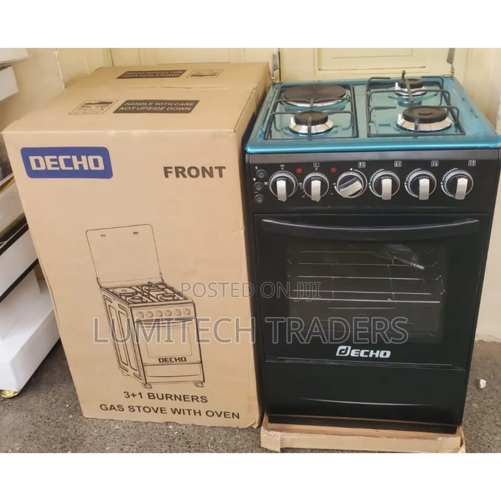 50*55 Decho 3+1 Burner Gas Stove With Electric Oven.
