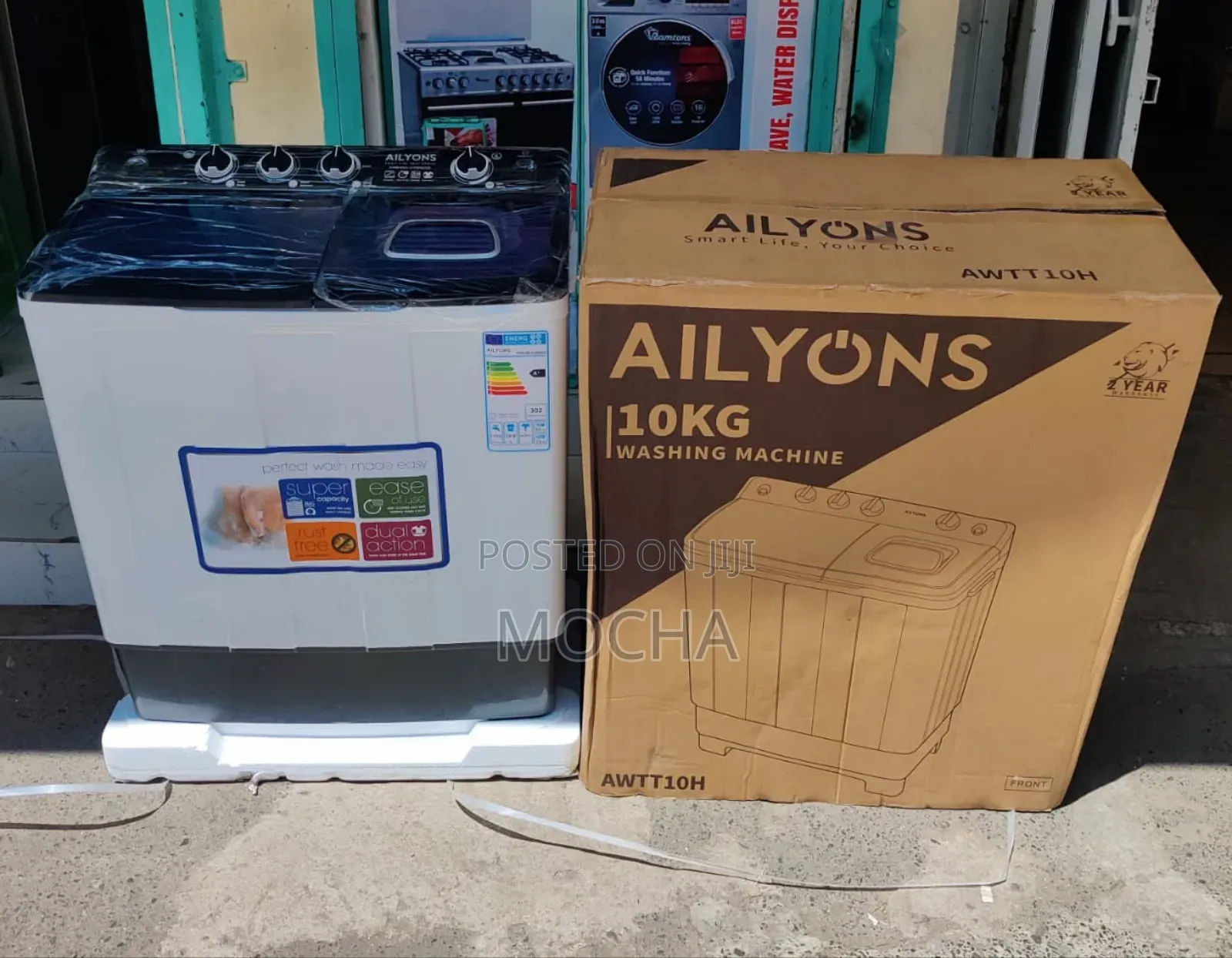 Ailyons 10kg Twin Tub Washing Machine