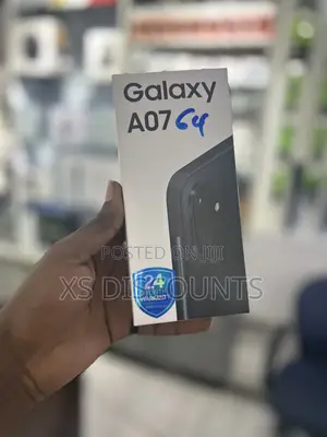 New Samsung Galaxy A07 4G 64 GB Black